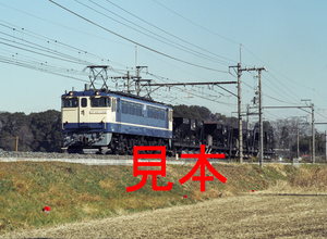 鉄道写真、645ネガデータ、142878300007、EF65-1104＋貨物、JR東北本線、蓮田～東大宮、2005.02.03、（3609×2643）