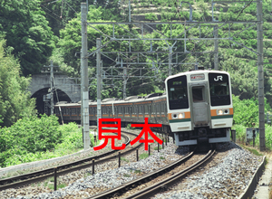 鉄道写真、645ネガデータ、143579500008、211系（N53編成）、JR東海道本線、根府川～早川間、2005.05.26、（4305×3153）