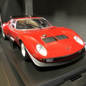  out of print not yet exhibition goods Kyosho 1/18 Lamborghini Io taSVR red 