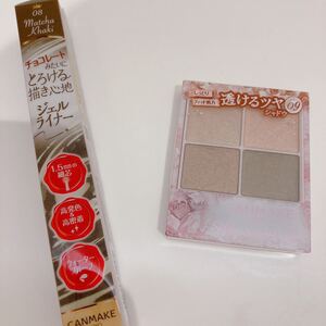 限定色2点セット キャンメイク シルキースフレアイズ09&アイライナー08