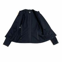 Q470 Calvin Klein カルバン クライン ck シャツジャケット シャツ ジャケット 羽織 レディース ブラック 黒 6!!_画像3