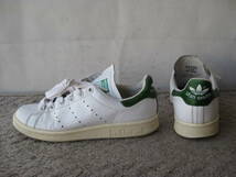 ★adidas 　STAN SMITH 　　スニーカー　　 白 グリーン 　　２２.0cm 　美品_画像3