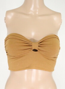 * new goods tube top size M light brown LCT983