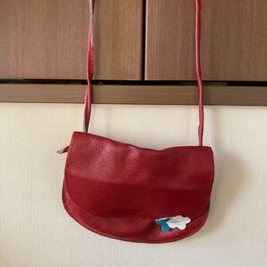 ローマ製 本革のポシェット ショルダーバッグ