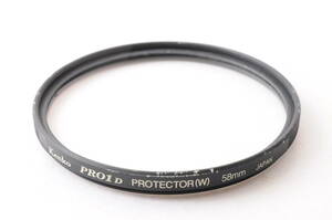 【美品】ケンコー KENKO PRO1D Protector W 58mm レンズ 保護フィルター プロテクター フィルター 215