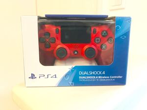 新品未開封 PS4 デュアルショック4 ワイヤレスコントローラー CUH-ZCT2J マグマレッド