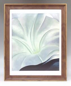 新品☆額付アートポスター◇ジョージア・オキーフ☆Georgia O'Keeffe☆花☆ボタニカル☆風景☆壁掛け☆インテリア☆182