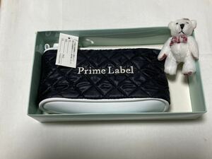 未使用　Prime Label（プライム　レーベル）　ポーチ&クマのキーホルダー付き