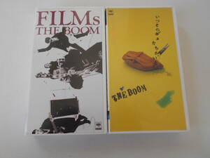 VHS / THE BOOM FILMs / 1990.7.26 Japan budo pavilion lLIVE always. bok......2 pcs set secondhand goods 
