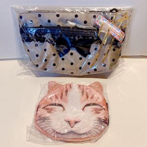 ポーチ セット 猫 コインケース メイクポーチ