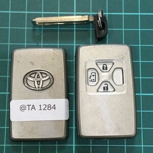 @TA 1284トヨタ 純正 キーレス リモコン スマートキー アルファード ヴェルファイア ヴォクシー ノア等 3B スライドドア