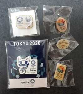 東京オリンピック ピンバッジ ピンバッチ 2020　ミライトワ　5個セット　未使用　GALAXY　ピンズ　