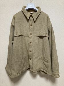 60's70's ヴィンテージ Woolrich ウールリッチ マッキーノ ウール ジャケット ダブルマッキーノ18 白タグ ベージュ系 WOOLRICH