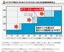 [シエクル×スロコン]MCR30/40W エスティマ_ 1MZ-FE(H12/05 - )用AT BOOSTER mini＜ワイヤースロットル車用スロコン＞[ABM-D1]_画像4