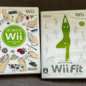 【美品】NintendoWii はじめてのWii &Wii fit セット