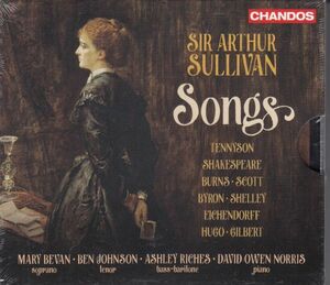 [2CD/Chandos]サリヴァン:5つのシェイクスピアの歌他/M.ベヴァン(s)&B.ジョンソン(t)&A.リッチーズ(b-br)&D.O.ノリス(p) 2016