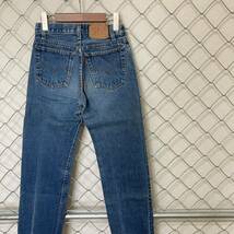 Levi's 701-0117 リーバイス 80's USA製 553 デニムパンツ ジーンズ 27×33 レディース_画像2