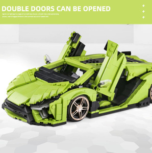 [ safe domestic sending!] Lego interchangeable Lamborghini supercar sport car LAMBORGHINI 1133 piece block 