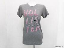 Hollister カラフルロゴプリント半袖Tシャツ 灰色グレー レディーXS / USホリスターTee女性_画像1