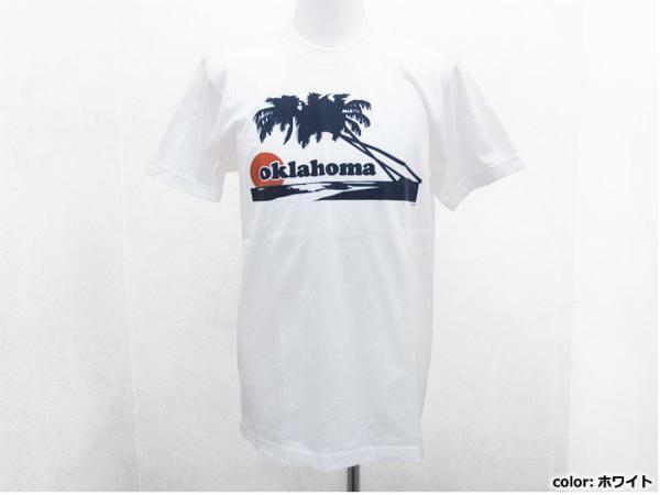 VINTAGEVANTAGE ヤシの木OklahomaTシャツ 白ホワイト メンズM / ヴィンテージバンテージ半袖Tee男性オクラホマ
