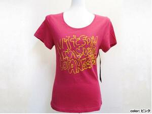 kitson ロゴプリント半袖Tシャツ 桃色ピンク レディースM / キットソン女性Tee