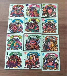 旧ビックリマン 人気の第13弾 すくみ コンプリート 天使&お守り&悪魔 セット