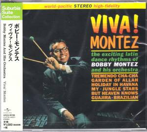 ☆BOBBY MONTEZ(ボビー・モンテス)AND HIS ORCHESTRA/Viva! Montez◆61年録音のラテン・ジャズの超大名盤◇世界初CD化＆廃盤レア＆美品★