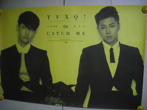 東方神起　TVXQ!　CATCH ME　ポスター 　筒ナシ・送料は別途です。少し難あり