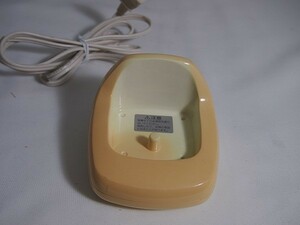 NTT made VX-2 FX combined use digital cordless charger yellow tint white secondhand goods [TM1154]