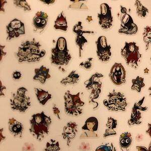 キャラクターネイルシール E