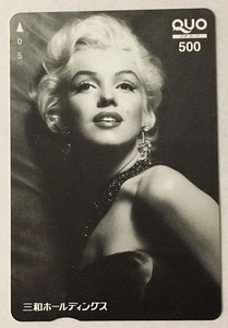 0[ бесплатная доставка ] Marilyn Monroe QUO card Sanwa удерживание s0