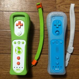 任天堂 Wiiリモコンプラス ヨッシーバージョン&リモコンプラス ブルー