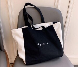 アニエスベー agnes b. トートバッグ リバーシブル Lサイズ 春夏 通勤