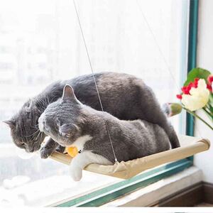 ★送料無料 新品 猫 ベッド ハンモック 吸盤タイプ ネコ窓 猫日光浴 キャット 室内用