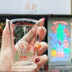 新品 2個セット 台湾 デザイン グラス 143ml ビール 土産 旅行 ビール