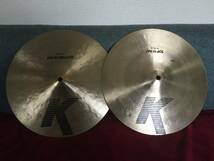 【最初期のIAK】K Zildjian Hi-Hats 13インチ ペア 1986年～1987年製 ハイハット_画像10