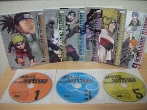 ★【発送は土日のみ】ナルト疾風伝 二人の救世主の章 全6巻 (第372話~第391話) DVD(レンタル)(ケース無し)★