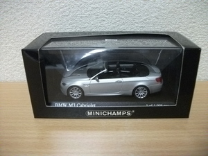 ◇【発送は土日のみ】1/43　ミニチャンプス　BMW　M3　カブリオレ　silver◇