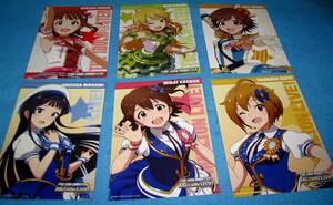 Art hand Auction Ensemble de cartes postales Idolmaster de 6, Des bandes dessinées, Produits d'anime, Illustration dessinée à la main
