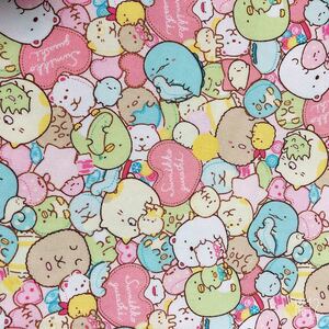 すみっコぐらし ギフト ピンク 生地 はぎれ ハンドメイド 素材 オックス 完売