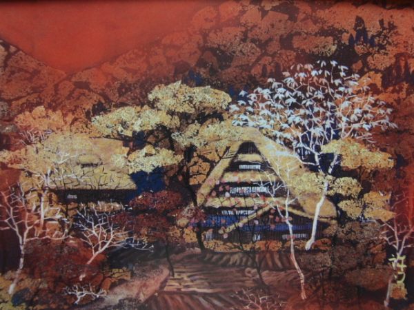 Seiji Kawai, [Evening Rhyme], From a rare collection of framing art, New frame included, In good condition, postage included, Japanese painter, Painting, Oil painting, Nature, Landscape painting