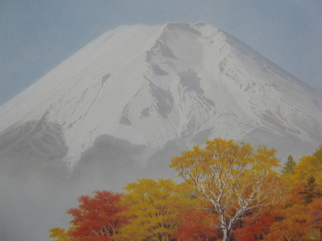 Soumei Tsubouchi, [Clear autumn of Mt. Fuji], From a rare collection of framing art, New frame included, In good condition, postage included, Japanese painter, Painting, Oil painting, Nature, Landscape painting