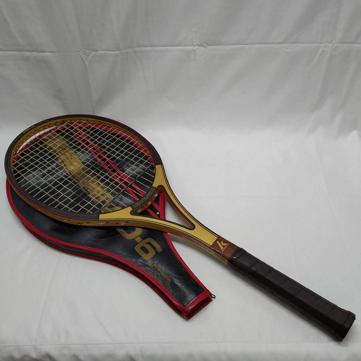 540円 【SALE／73%OFF】 KAWASAkI 木製テニスラケットヴィンテージ