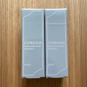 コーセー エスプリーク エッセンスグロウプライマー 化粧下地 SPF20/PA++オールシーズン用 30g×2本 新品未開封 最安