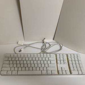 Apple USBキーボード A1048 英語 レア ビンテージ プラケース割れあり