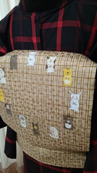 初春に如何でしょうか?本仕立て名古屋帯 新品新品・未使用 作家もの
