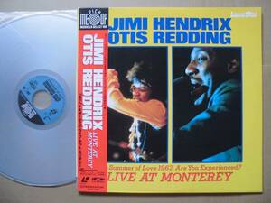 ジミ・ヘンドリックス JIMI HENDRIX オーティス・レディング OTIS REDDING●LD●ライブ・アット・モンタレー●ロック ディープ・ソウル！！