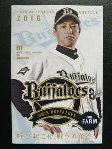 2016 オリックス・バファローズ 2軍シーズンスケジュール 試合日程 田口壮