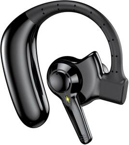 Ifconst Bluetoothヘッドセット [Bluetooth5.2] ワイヤレス イヤホン Ufo4 IPX6防水 ノイズキャンセリング 耳掛け型 片耳 フィット感 A470