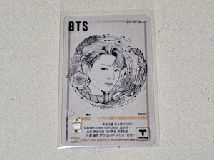 防弾少年団 BTS★ジョングク T-MONEY 交通 カード イラスト Tマネー★JUNGKOOK PHOTO 透明 CARD グッズ バンタン